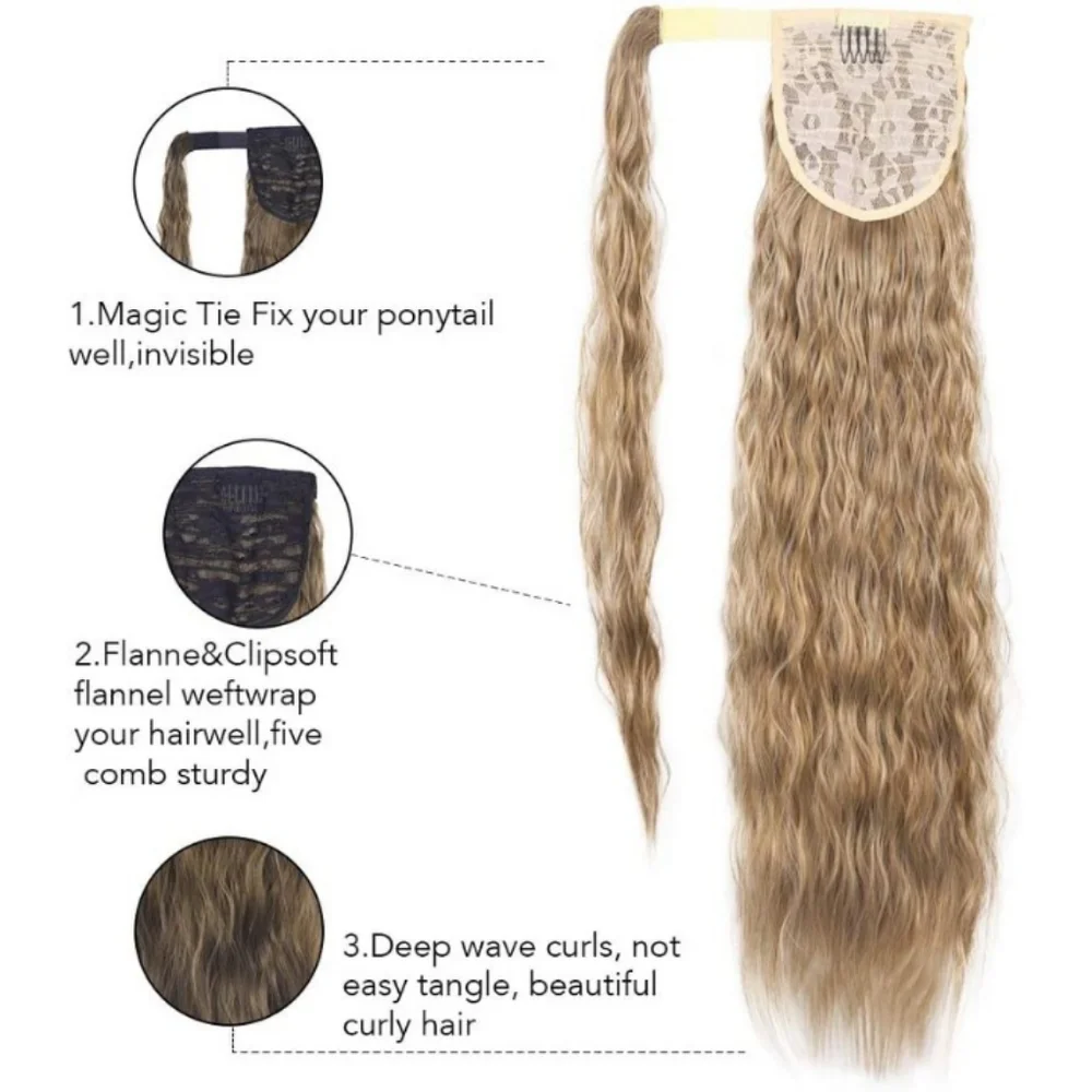 Blooming Hair 24 Magic Paste Ponytail Ext…